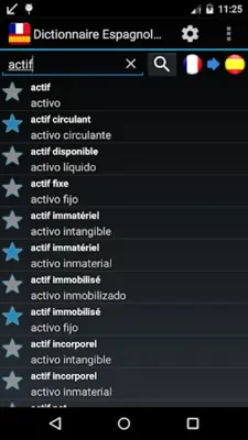 Spanish French Dictionary FREE android App screenshot 0